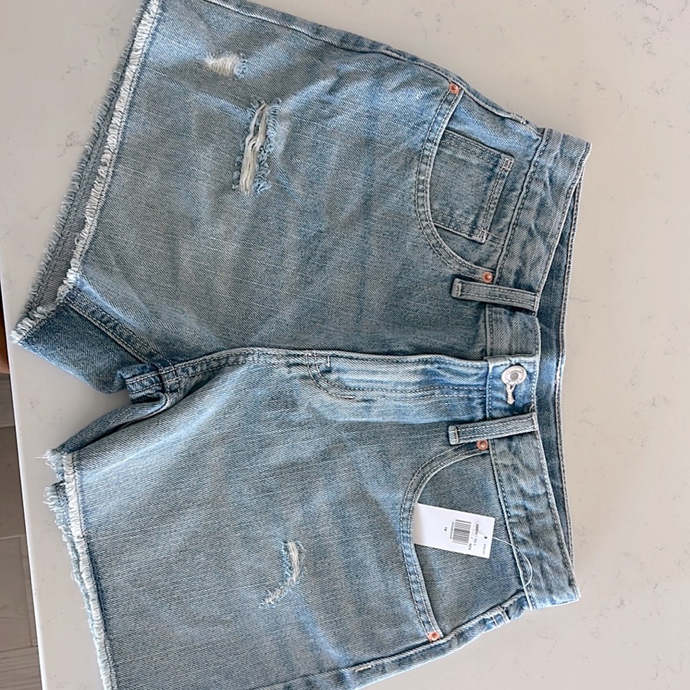 NWT Girl’s sz 14 High-rise denim shorts Old Navy